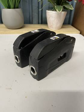 Lewmar 2910142bk D2 Rope Clutch 10-14mm 3/8-9/16 Inch Black Lot Of 2