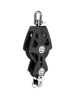 29927234bk Lewmar 72mm Synchro Fiddle Block - Swivel Becket 29927234bk Lewmar 72mm Synchro Fiddle Block - Swivel Becket