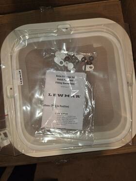 Lewmar 367410252 New Interior Trim Kit 10 Inch Coastline White- C103