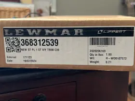 368312539 Lewmar Portlight Interior Replacement Trim Color Ivory Size #1