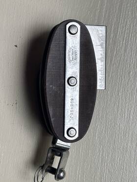 Main Marine 6db-sej Vintage Rope Cable Pulley For Sail Boat