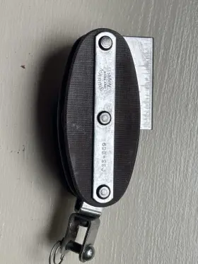 6db-sej Main Marine Vintage Rope Cable Pulley For Sail Boat