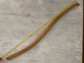 Marine Woodwork 213-636-1718 Sailboat Tiller - Laminated Hardwood 39 Inch Long X8 Rise