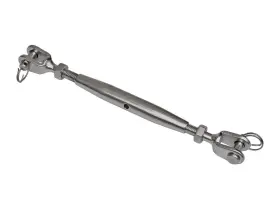 4545 Marinenow 1/4 Inch Jaw Closed Body Marine Turnbuckle 6mm 316 Stainless Steel Rigging Screw