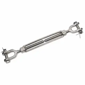 Mn-ust-3 Marinenow Mn-ust-3/4x9 3/4 Inch X9 Jaw Open Body Marine Turnbuckle 316 Stainless Steel Sailboat