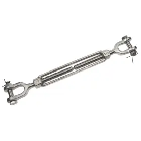 Sa-ust-1 Marinenow Sa-ust-1/4x4 1/4 Inch X4 Stainless Steel Jaw Open Body Marine Turnbuckle 316 Sailboat