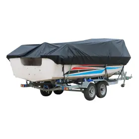 504792 Menbager Boat Cover 600d Marine Grade 96 Inch Uv-block For V-hull 17-19ft