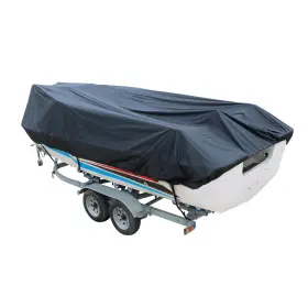 Gs1164360fe Muparkt 20-22ft Trailerable Boat Cover Fishing V-hull Tri-hull Runabout Black Unused