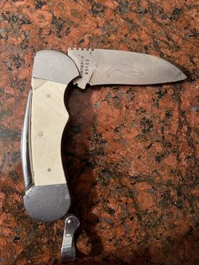 Myerchin 03159 Vintage Rigging Knife. Generation 1 Made In Japan Professional Use