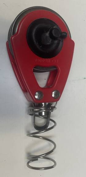 Nautos 097653084174 50mm Single Ratchet Block With Swivel And Spring