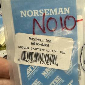 Norseman N010-0308 Gibb Navtec Swageless Fitting Eye 3/32 Inch Wire 1/4 Pin