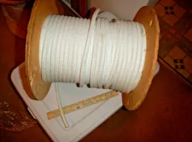 Sp086 Novatec Novanovatec - 1/2 Inch Spun Dacron Line White 220 Feet Sailboat Jib Genoa Tec