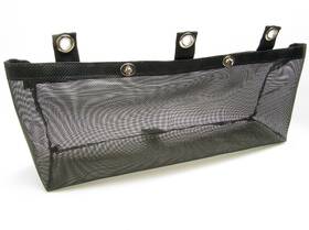 Nw Tarp & Canvas 20x9x5blk-1 Rope Bag Heavy Duty Mesh Twist Lock Closure 20 Inch X 9 5