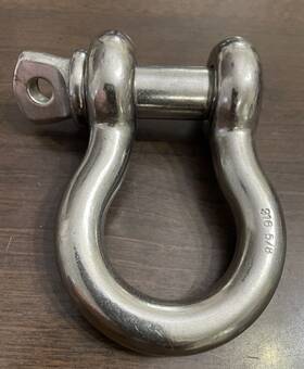 Oe-spec Bsss-316-5-8 5/8 Inch Marine Bow Shackle Stainless Steel Clevis D-ring 316 Sailboat Rigging Ancho