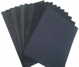Sa-sp-2000-10 Oslong 10 Sheets Of Grit #2000 Premium Latex Backed Sandpaper Wet Dry 9 Inch X 11