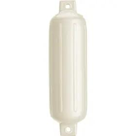 G-4-metallic Polyform U.s. G-4 Twin Eye Fender 6.5 Inch X 22 - Metallic White