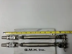 312s-tq-06 Quality Marine Hardware Qmh 316 Stainless Steel 1/4 Inch Cable Toggle And Swageless Turnbuckle Sailboat
