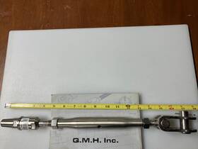 Quality Marine Hardware 312s-tq-08 Qmh 316 Stainless Steel 5/16 Cable Toggle And Swageless Turnbuckle Sailboat