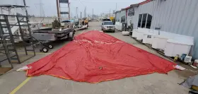 1501.98 Quantum Sails J46-0s Spinnaker W 46-0 Luff From Boatersft Resale Shop Of Tx 2404