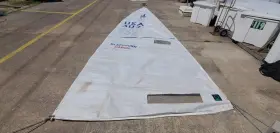 0205.96 Quantum Sails Ms25-4 J-22 Mainsail By W 25-4 Luff Boatersft Resale Shop Of Tx 2304