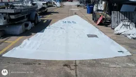 1405.92 Quantum Sails Ms29-4 J-80 Mainsail By 29-4 Luff From Boatersft Resale Shop Of Tx 2602