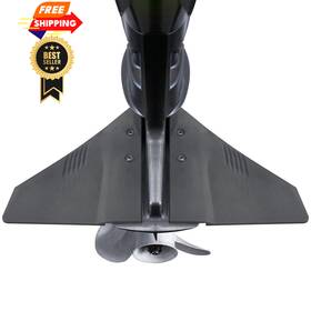 Quickmariner 683370649705 Quickmarine Boat Hydrofoil Each Wing 10-1/4 Inch L X 8-1/4 W Black