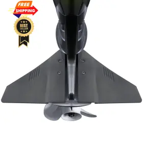 Quickmariner 683370649705 Quickmarine Boat Hydrofoil Each Wing 10-1/4 Inch L X 8-1/4 W Black