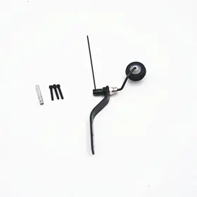 Re-431 Reliature W/ 30mm Carbon Fiber Tail Wheel With Sponge For 20cc Gas Rc Airplane
