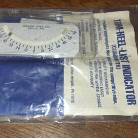 Rieker 2055 Vintage New Old Stock. Trim Heel List Indicator Instrument Co Clinometer