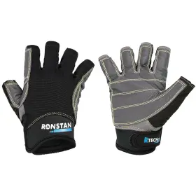 54353 Ronstan Sticky Race Gloves Black Grey Size Xl Synthetic Leather