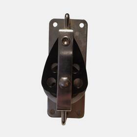 Ronstan Rf-868aw Rf 868aw Curved Base Utility Cheek Block Size 6 X 2 In