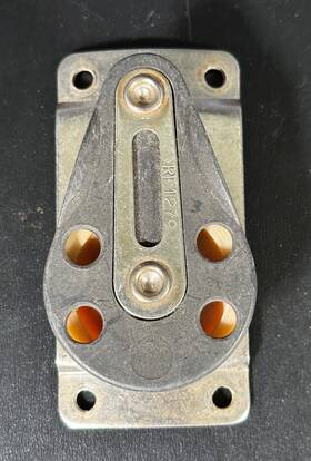 Ronstan Rf1279 Vintage Cheek Block Marine Sailing Hardware Single Sheave Pulley