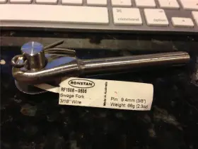Rf1508-0606 Ronstan Sailboat Rigging Swage /toggle 3/16 Wire 3/8 Pin# Rf1508-0606/ New
