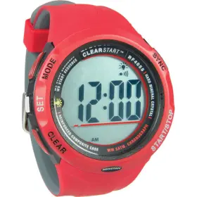 Rf4055 Ronstan Clearstart 50mm Sailing Watch - Red/grey Rf4055 Ronstan Clearstart 50mm Sailing Watch - Red/grey