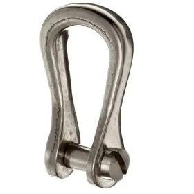Rf614 Ronstan Narrow Slotted Pin Shackle 3/16 Inch 13/32 L X 5/16 W Stainless