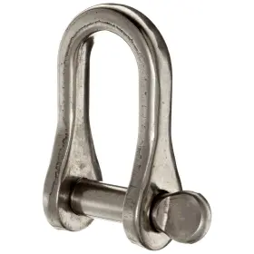 Rf617 Ronstan Standard Dee Shackle 6.4mm 1/4 Inch Pin 316 Stainless Steel Marine Rf617 Ronstan Standard Dee Shackle 6.4mm 1/4 Inch Pin 316 Stainless Steel Marine