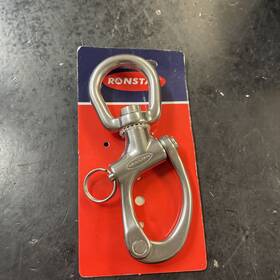 Ronstan Rf6554 #rf 6320 Rf6320 Swiveling Large Bail Snap Shackle 120mm