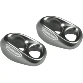 Rf8080gry-2 Ronstan Shock - 3/16 Inch Line 1/4 Webbing Grey Pair