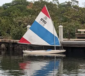 Amf72890m79g Sail 1979 Amf Sunfish 14 Foot Sailboat Ready To Plantation Fl