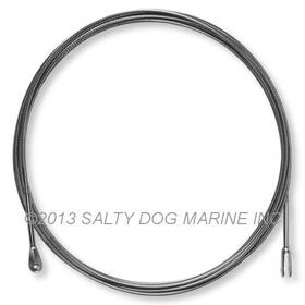 Salty Dog Marine 500110 Custom Order For Stubok- Forestay Capri 14.2 - White 3/32 Inch Wire And Fit