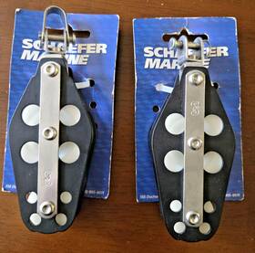Schaefer 303-45 Pair Fiddle Block Swivel Sailing Rigging