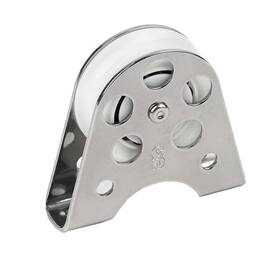 Schaefer 506-31 S/s Fixed Fairlead 51mm Ball Bearing Sheave 11mm Line