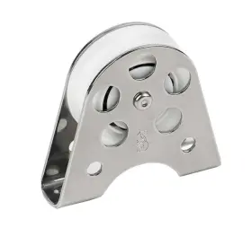 506-31 Schaefer S/s Fixed Fairlead 51mm Ball Bearing Sheave 11mm Line