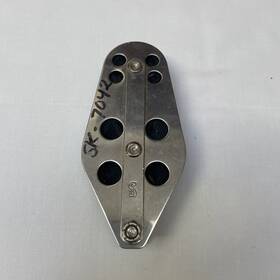 Schaefer 7042 Old Style Stand Up Mainsheet Fiddle Block With Becket Pn 5/8 Line