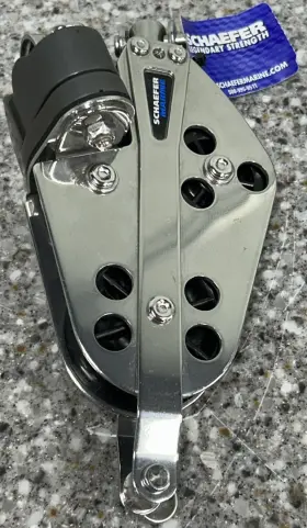 705-75 Schaefer Stainless Fiddle Block With Cam And Becket