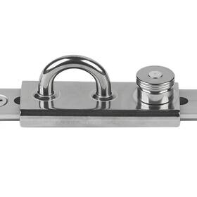 Schaefer 7249 Stainless 1-1/4 Inch T-track Slider - Eye Slide/lined