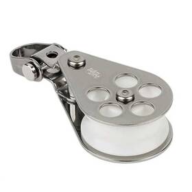 Schaefer 740507000416 03-03 Boat Marine 36.5mm Single Stainless Block With Front-side Shackle