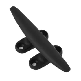 Schaefer 740507006265 70-08 Boat Sailboat Marine Four-hole Deck Black 8 Inch Aluminum Cleat