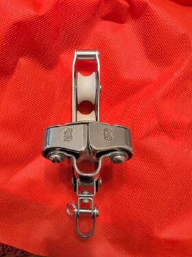 Schaefer H-har12-108 Schaeffer Fiddle Block Wcam Cleat Sailboat Marine Hardware Rigging Tool New
