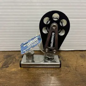 506-22 Schaefer Marine Spring Loaded/lined Slide/aluminum F/1 Inch T-track New Old Stock